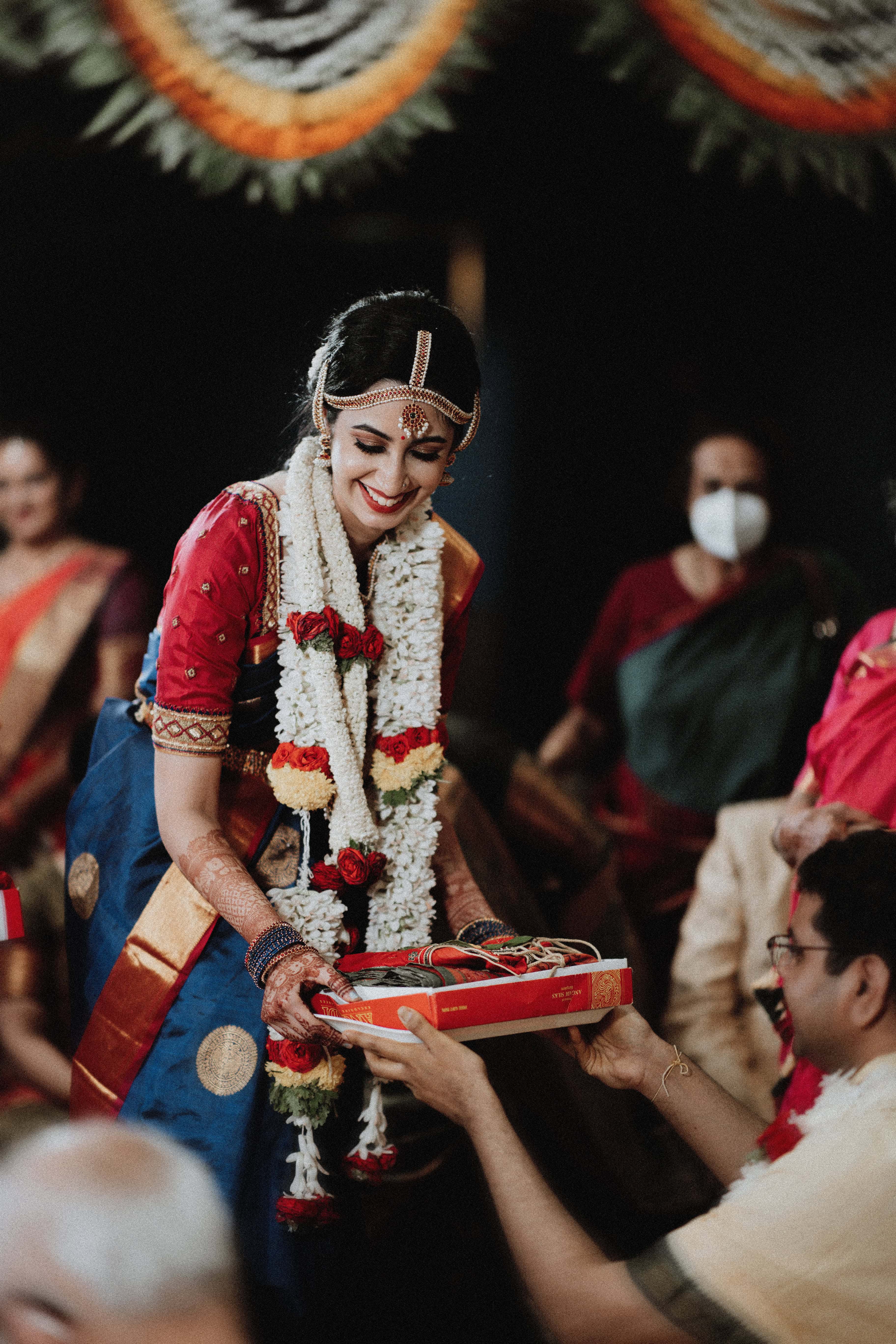 Beautiful Indian wedding couple